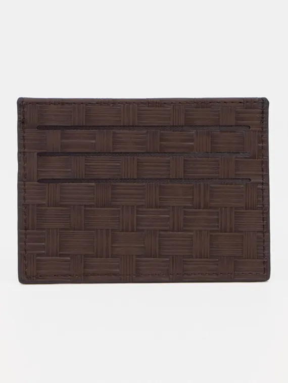 Картхолдер, цвет коричневый