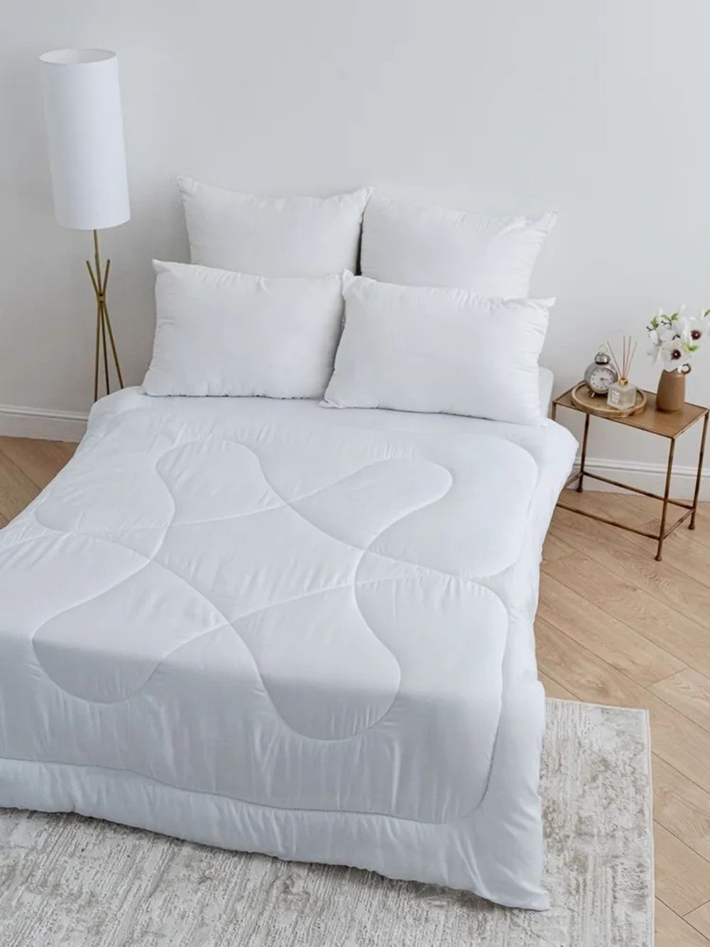 Одеяло стёганное всесезонное, 2 спальное  172*205, микрофибра