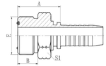 Фитинг DN 12 ORFS (Ш) 1