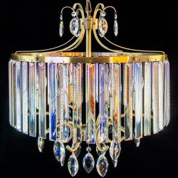 Citilux Инга CL335163 Люстра подвесная хрустальная Бронза