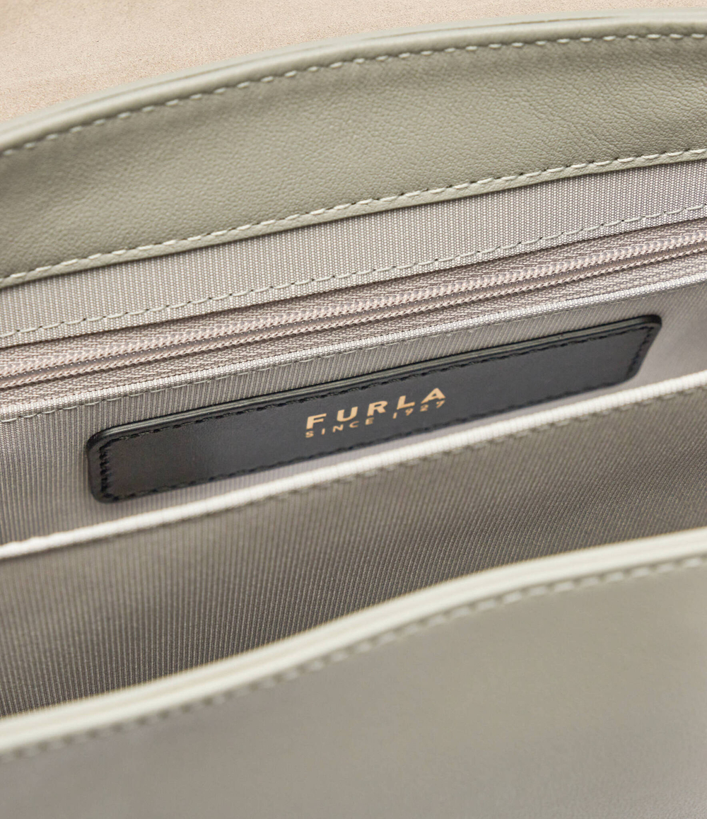 Кожаная сумка через плечо NUVOLA Furla - серый(WB01274 BX2045)