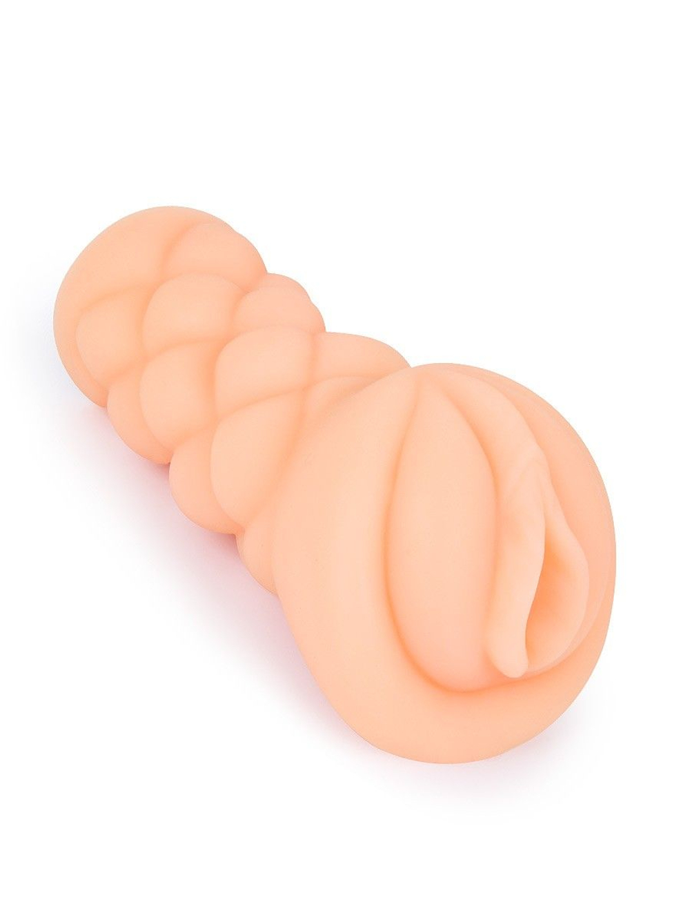 Телесный мастурбатор-вагина с вибропулей и эрекционными кольцами в комплекте (Цвет: телесный)