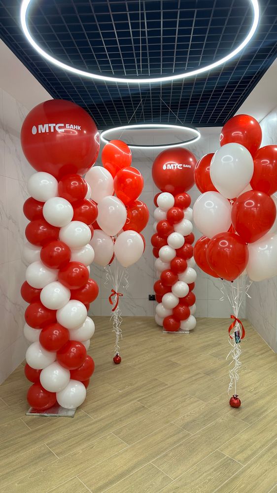 Стойки-колонны из воздушных шаров №2673