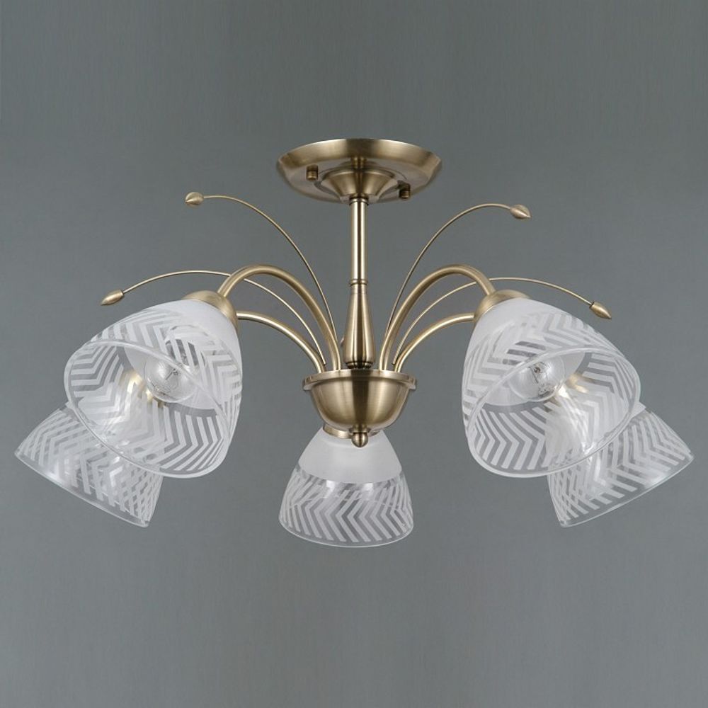 Люстра на штанге ILLUMICO AREZZO IL0594-5CSQ-25 AB AREZZO