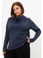 Лонгслив с цельнокроеным воротником