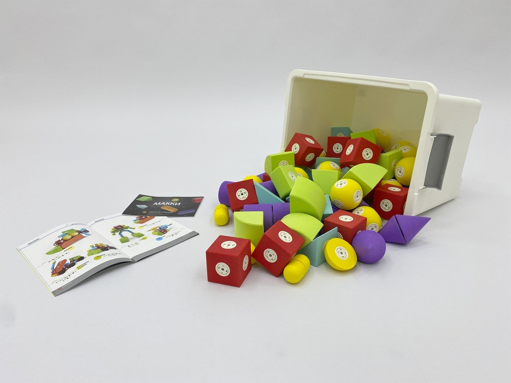 Мягкий магнитный конструктор Макки 120