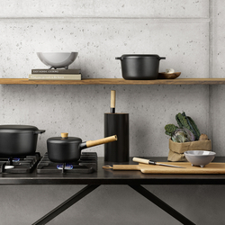 Подставка для ножей nordic kitchen, белая