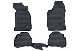 Коврики в салон для VW Passat B5, 1996-2005, 4 шт. (полиуретан, серые) NLC.51.09.211K