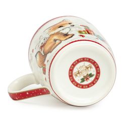 НАБОР ПОСУДЫ LEFARD "C НОВЫМ ГОДОМ" 3 ПР.: САЛАТНИК 800 МЛ, ТАРЕЛКА 19 СМ, КРУЖКА 400 МЛ (КОР=8НАБ.)