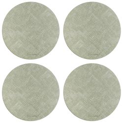 Набор из 4-х сервировочных салфеток Leanera, Ø35 см, мятные