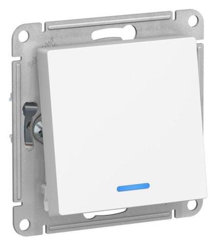 Переключатель 1-кл. AtlasDesign (сх. 6а) 10AX с подсветкой механизм лотос SE ATN001363