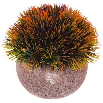 Цветок искусственный декоративный Композиция, в кашпо, 12 см, в асс, Y4-3012