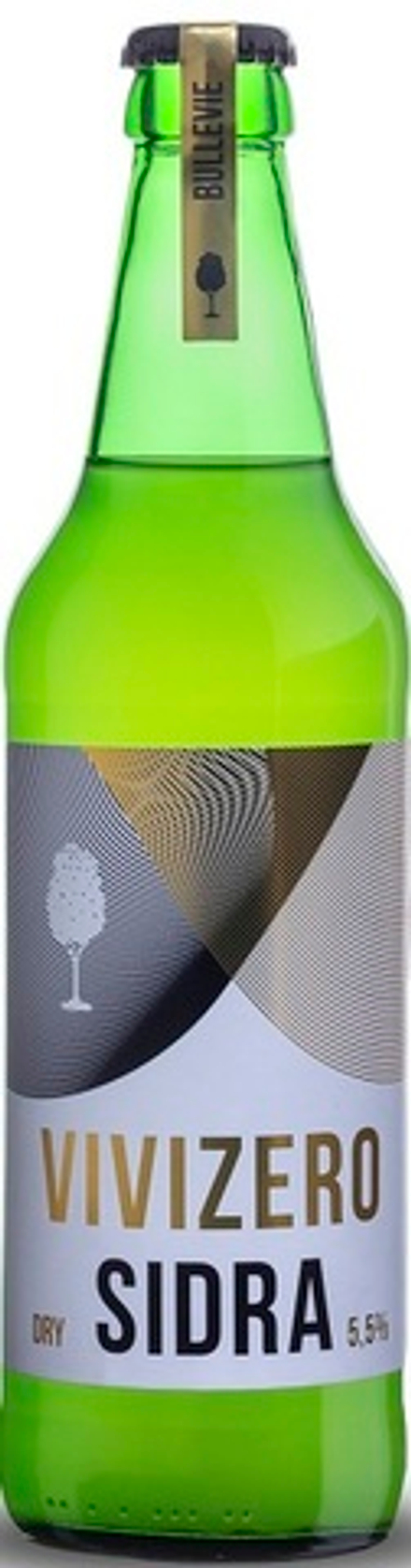 Сидр игристый сухой Bullevie VIVIZERO sidra 0.45 стекло - 10 шт
