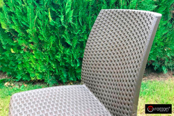 Стул B:rattan VIRGINIA без подлокотников, коричневый