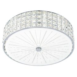 Citilux Портал CL32415G1 LED RGB Люстра хрустальная с пультом Хром