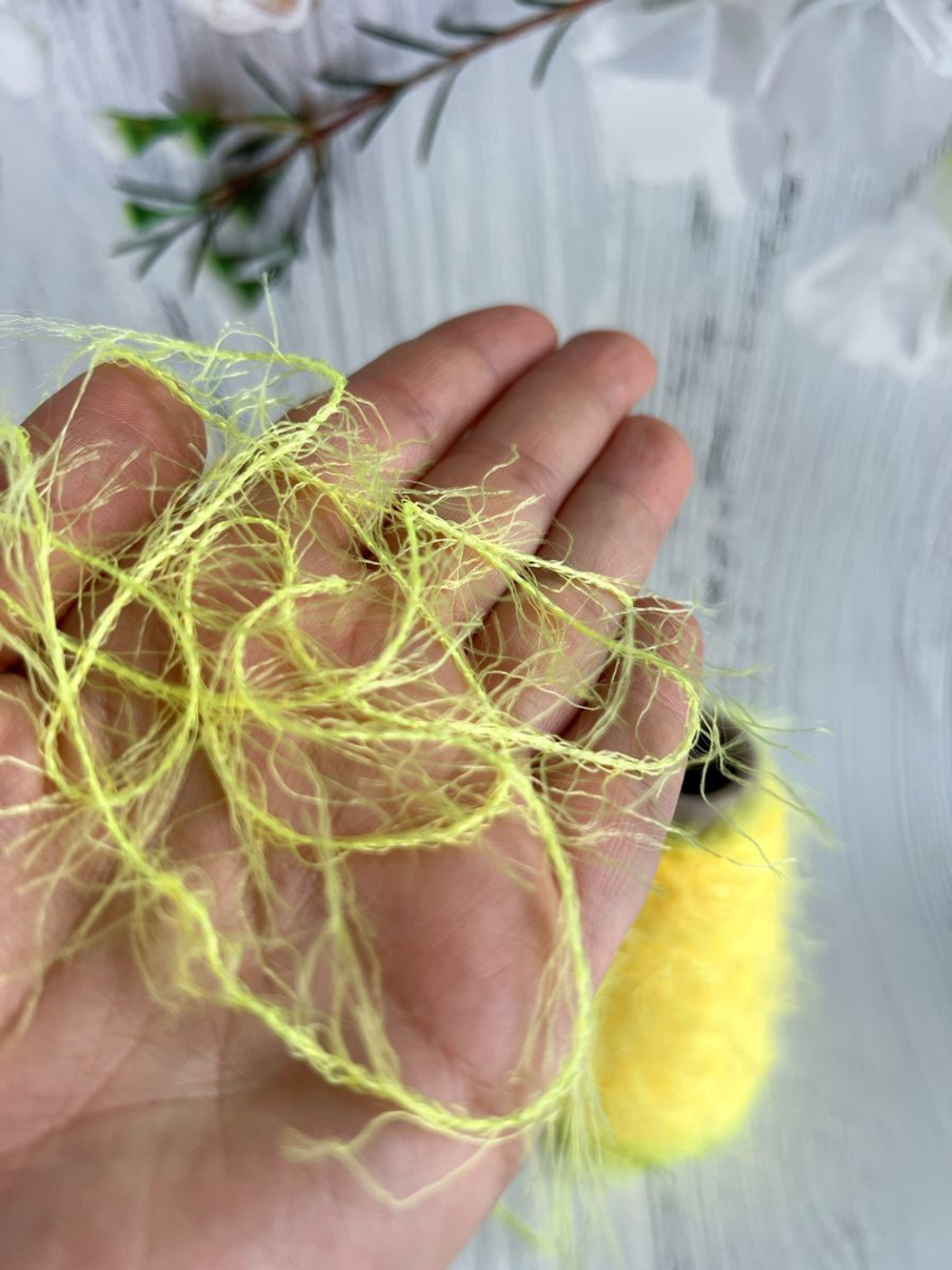 Пряжа для вязания мех Норки декоративная