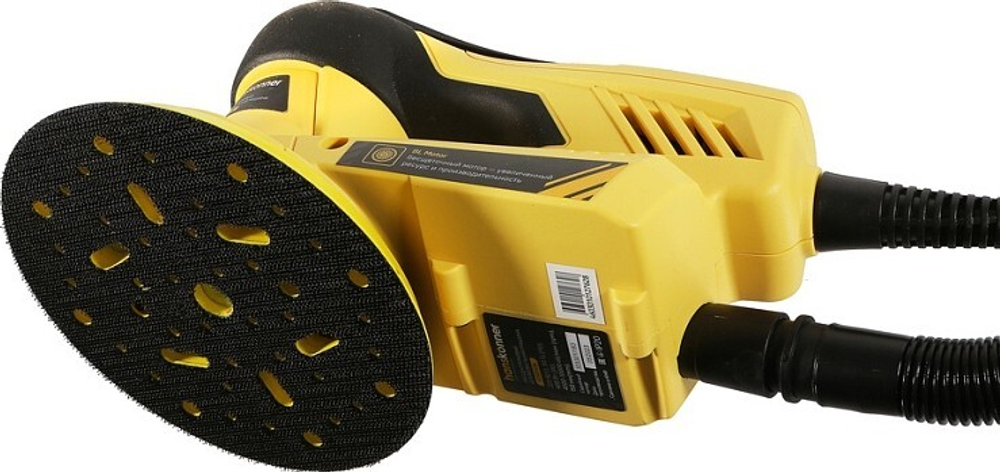 Виброшлифмашина эксцентриковая сетевая HANSKONNER HOS8140BL бесщеточная