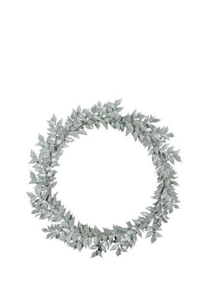 Венок большой зеленый 32см