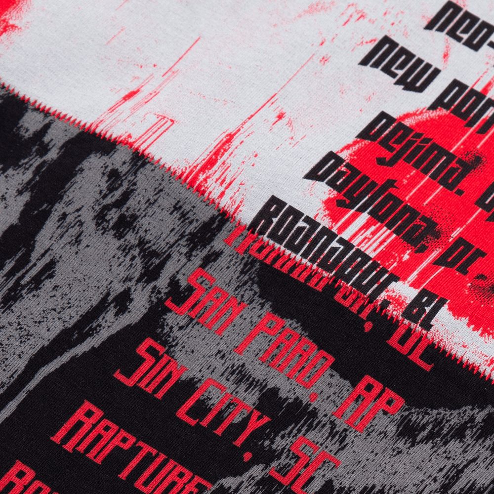 Футболка Heartz Self-Hommage Deconstructed 3/4 красная