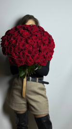 55 красных роз