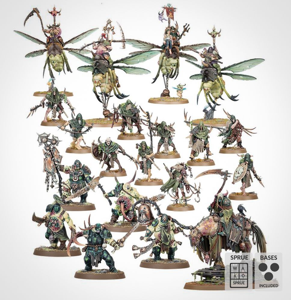 [Wako-box Battleforce] Shudderblight Cyst (Maggotkin of Nurgle)