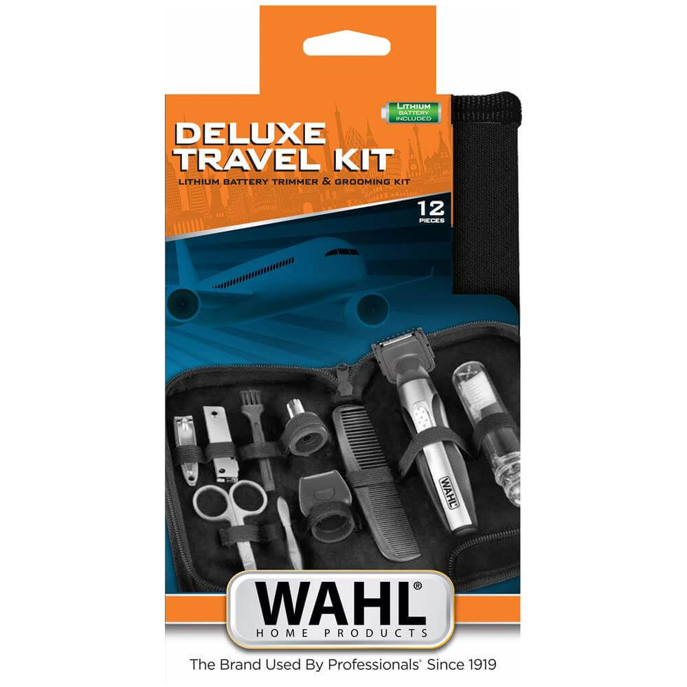 Триммер для стрижки усов и бороды Wahl Travel Kit Delux (5604-616)