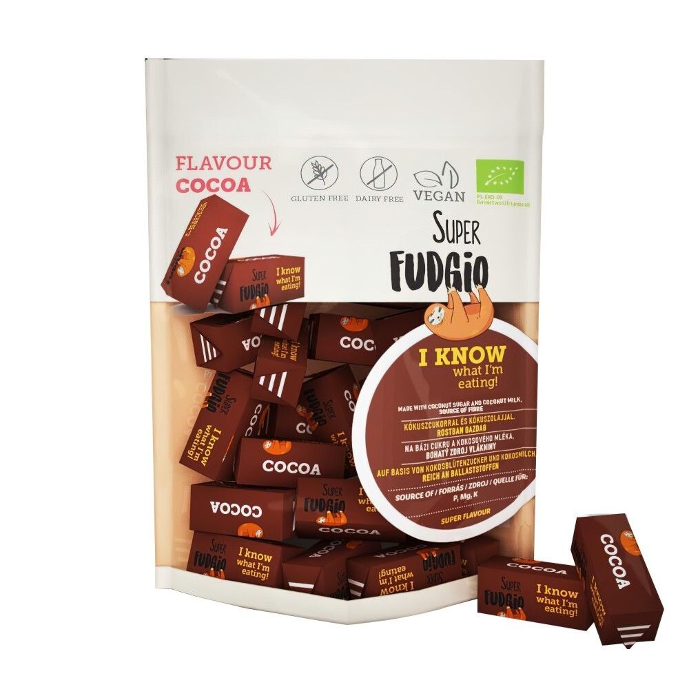 Конфеты органические Super Fudgio Cocoa, 150 г