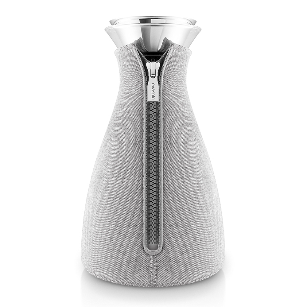 Кофейник cafe solo в неопреновом текстурном чехле, 1 л, светло-серый