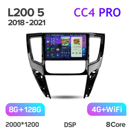 Teyes CC4 Pro 9" для Mitsubishi Pajero Sport, L 200 2018-2021