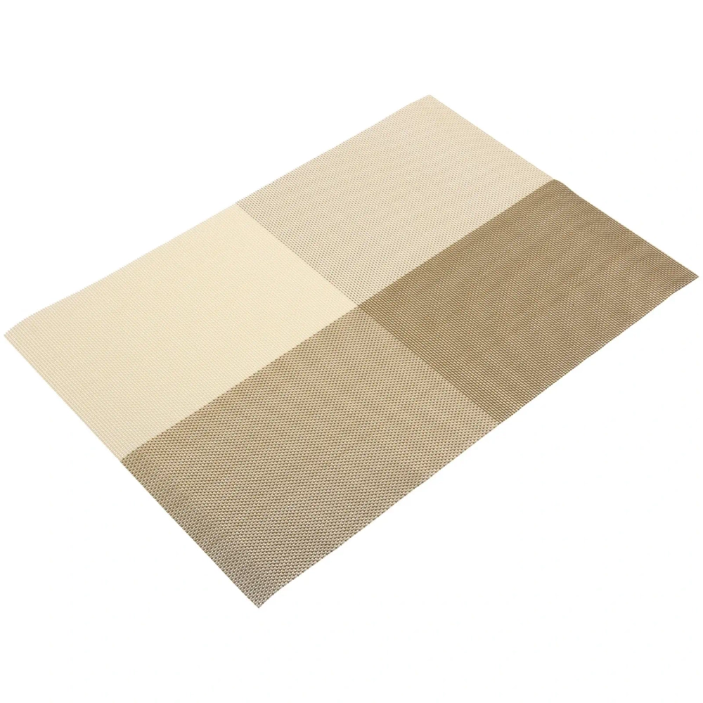 Набор салфеток на стол 30*45см 4шт «Квадро» кофейный