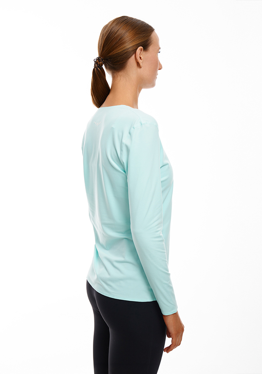 ЛОНГСЛИВ УТЕПЛЕННЫЙ ЖЕНСКИЙ WARM LONG SLEEVES TEE | AQUA