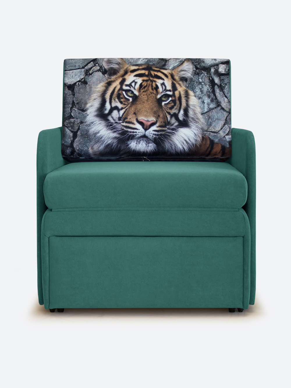 Кресло-кровать "Миник" с подлокотниками Dream Mint купон Тигр