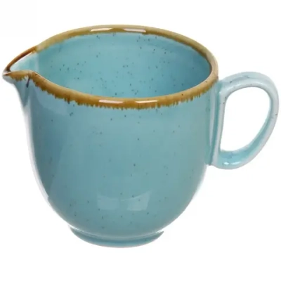 Молочник керамический 265мл «Tiffany Blue» 12,5*8,3*8,4см