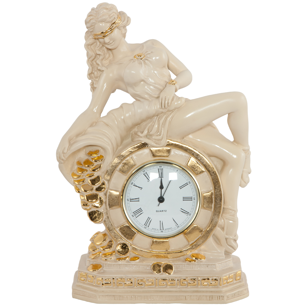 Часы настольные Колесо Фортуны Айвори