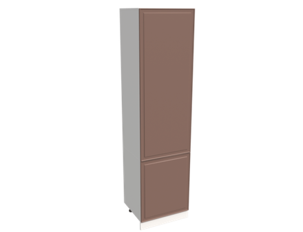 Кухня Модуль ШПХВ 600Н Графит / Пудрово-розовый