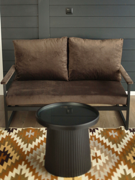 Диван для дома и дачи AnriMini, Konfetti (Кофе)