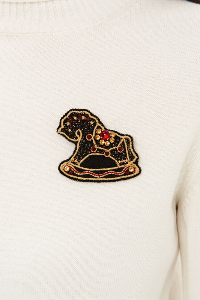 8433 Брошь (черный)