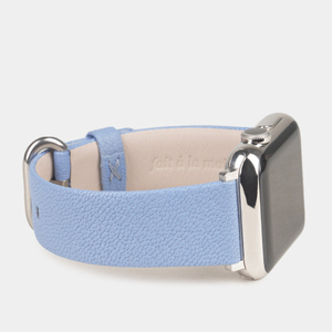 Ремешок для Apple Watch 40/41/42 mm из кожи козы, василькового цвета