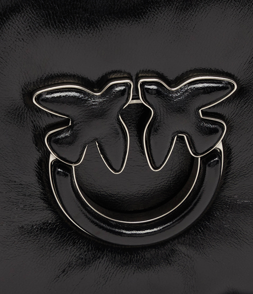 Кожаная сумка-мессенджер LOVE CLICK PUFF CLASSIC Pinko - черный(101585 A0F8)