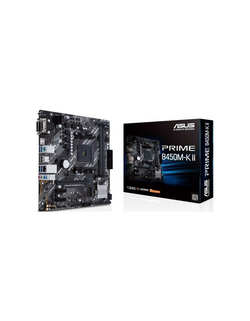 Asus PRIME B450M-K II (Soc-AM4 AMD B450 2xDDR4 mATX AC`97 8ch(7.1) GbLAN RAID+VGA+DVI+HDMI)