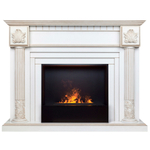Каминокомплект Real Flame Imperia 26/33 WT с очагом 3D Cassette 630 Black Panel