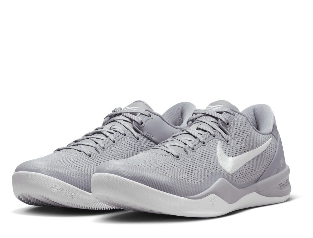 Nike Kobe VIII Protro Wolf Grey White Wolf Gray shoes 28 796 Basketball Store