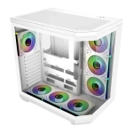 Корпус FSP U580-WA, ULTRA Tower ATX, ATX(BTF), M-ATX, Mini-ITX, VGA up to 415mm, 7xARGB FAN,White