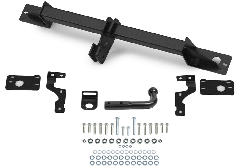 Фаркоп c электрикой Smart для Hyundai Santa Fe IV поколение рестайлинг 2021-н.в., шар A, 2000/75 кг, F.2315.001