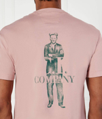 Футболка C.P. Company - розовый(18CMTS141A005100W)