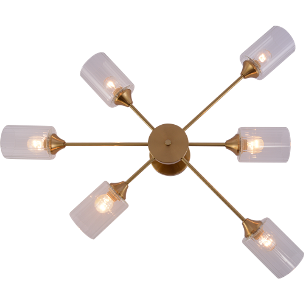 Люстра Rivoli   9188-306 6хЕ27 60Вт модерн