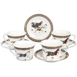 ЧАЙНЫЙ НАБОР LEFARD "PASSAGE" ПАССАЖ НА 4 ПЕР. 8 ПР. 250 МЛ, РАЗНОЦВЕТНЫЙ (КОР=8НАБ.)