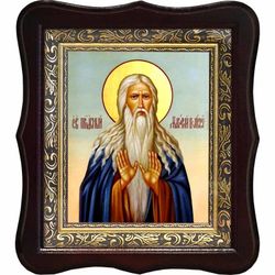 Макарий Великий Египетский Преподобный. Икона на холсте.