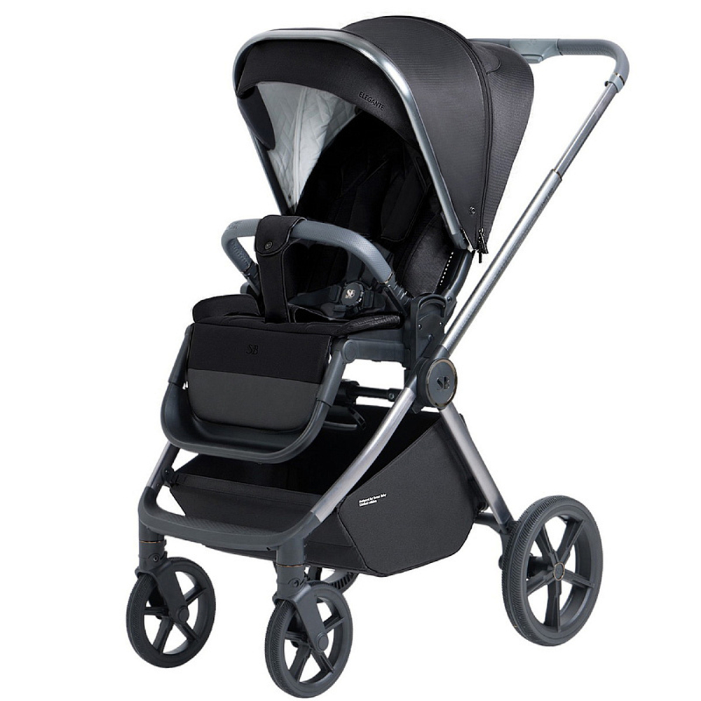 Детская коляска Sweet Baby Elegante 3 в 1 BRD Black