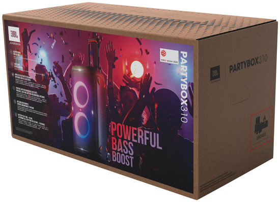 Портативная акустика JBL Partybox 310, 240 Вт, черный